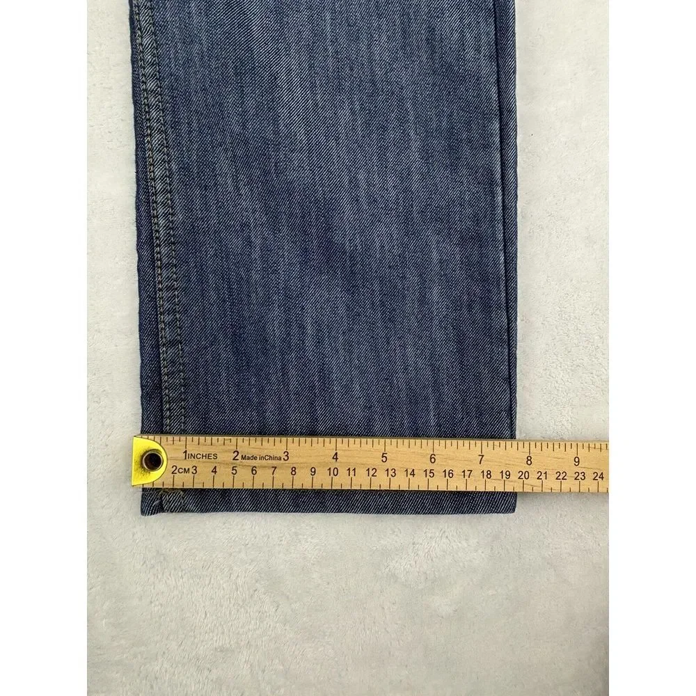 Levi's 514 Jeans Boys Blue Slim Straight Size 10M Husky 30x26 (30x27 Measured)‎